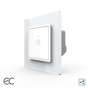 Intrerupator Simplu Cap Scara / Cruce cu Touch LIVOLO cu Rama din Sticla – Protocol Zigbee EC Intrerupator Simplu Cap Scara / Cruce cu Touch LIVOLO cu Rama din Sticla – Protocol Zigbee EC