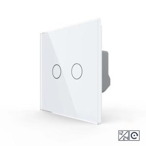 Intrerupator Dublu cu Revenire, Contact Uscat si 12/24V cu Touch LIVOLO – Serie Noua Intrerupator Dublu cu Revenire, Contact Uscat si 12/24V cu Touch LIVOLO – Serie Noua
