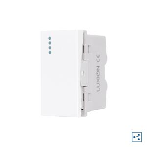 Modul Intrerupator Simplu Cap-Cruce Mecanic 1M LUXION, Standard Italian Modul Intrerupator Simplu Cap-Cruce Mecanic 1M LUXION, Standard Italian